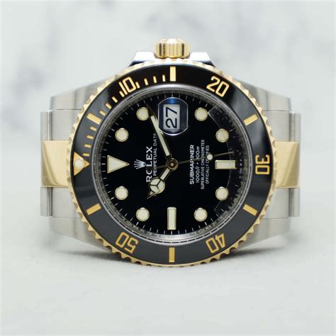 rolex submariner half gold|solid gold rolex submariner.